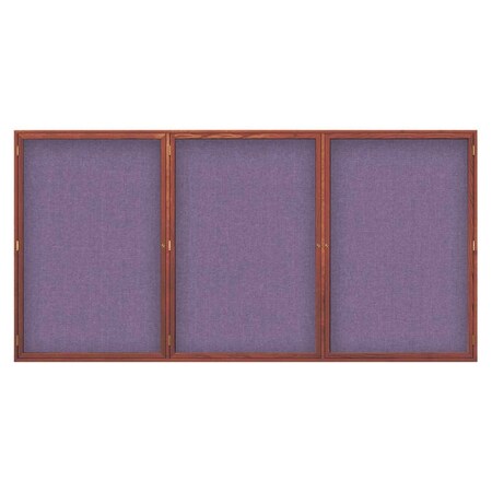 United Visual Products Open Faced Easy Tack Board, 60"x36", Marble Fabric/White UV9002AEZ-MARBLE-WHITE